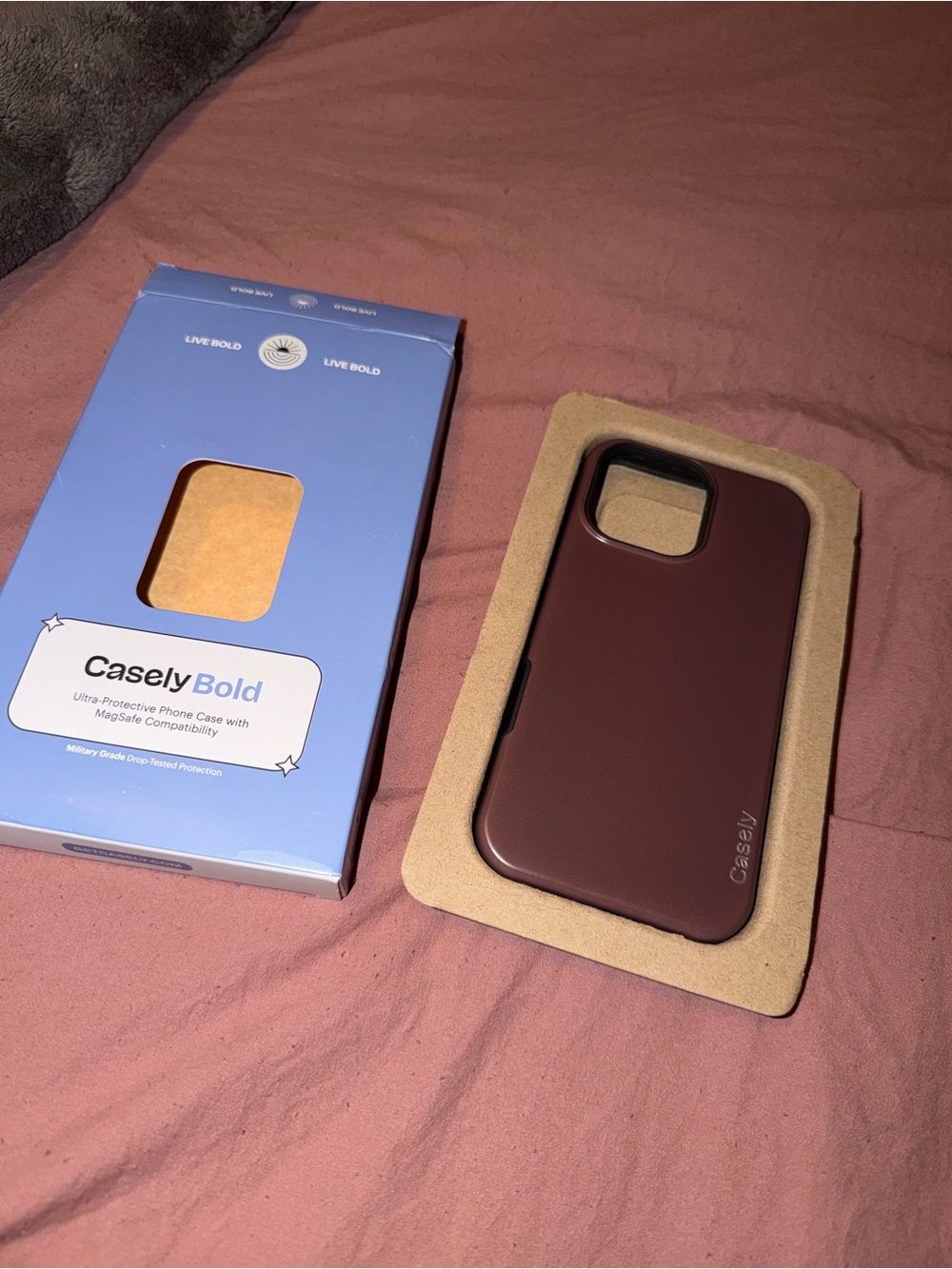 Casely Bold Protective Phone Case - Casely Brown